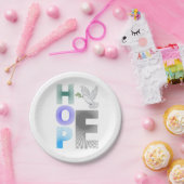 紙とパーティープレート希望 – キリスト教信仰 ペーパープレート (パーティー)