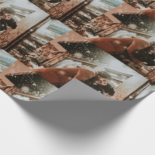 紙と写真と最も美しいgif ラッピングペーパー (角)