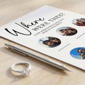 紙どこで彼らは結婚式のパーティーのゲーム チラシ