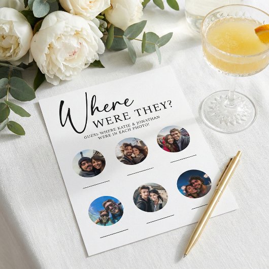 紙どこで彼らは結婚式のパーティーのゲーム チラシ