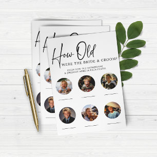 紙どのように歳だった新郎新婦披露宴ゲーム