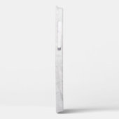 紙にしわが寄った白いかわいいテクスチャ Case-Mate iPhoneケース (裏面 / 左)