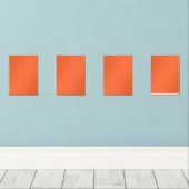 紙にオレンジの模様を入れ、再 (ウッドフロア)