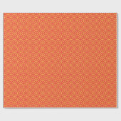 紙にオレンジの模様を入れ、再 ラッピングペーパー (フラット)