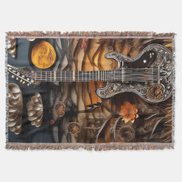 紙のギターの風景 スローブランケット