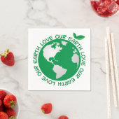 紙のナプキンで地球を愛する スタンダードカクテルナプキン (インサイチュ)