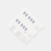 紙のナプキン:ハミングバードのある日 縁ありカクテルナプキン (角)