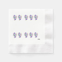 紙のナプキン：ハミングバードのある日 縁ありカクテルナプキン