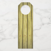 紙のハート 手書きスクリプト ラスティック ボトルネックタグ (裏面)