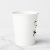 紙の使い捨てカスタムコーヒーロゴ付きコーヒーカップ 紙コップ (右)