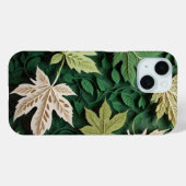 紙の切り葉のパターン – 自然 – エレガンスインスパイアス Case-Mate iPhoneケース (裏面 (横))