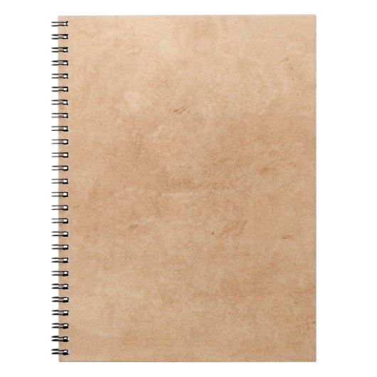 紙の古い質感 ノートブック (正面)