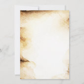 紙の巻き物 ラスティック カントリー ウェディング 招待状 (裏面)