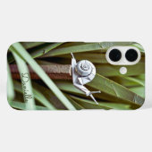 紙の折り紙カタツムリで草モノグラム Case-Mate iPhoneケース (裏面 (横))