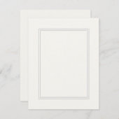 紙の白にダブルホワイトの陰影をつけた枠 (正面/裏面)