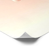 紙の花のブーケ ポスター (角)