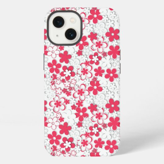 紙の花 iPhoneケース (裏面)