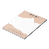 紙の裂けたエッジ ノートパッド (回転)