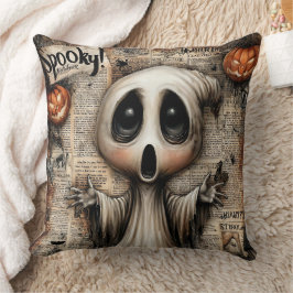 紙の霧の中の瞳の窪んだハウラー クッション