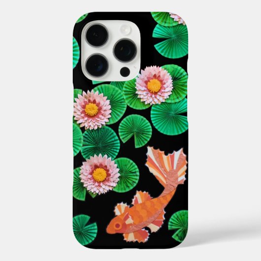 紙の鯉の池 Case-Mate iPhoneケース (裏面)