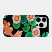 紙の鯉の池 iPhoneケース (裏面横)