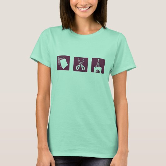 紙はさみ Tシャツ (正面)