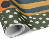紙をアフリカの織物に着想を与える ラッピングペーパー (ロールコーナー)