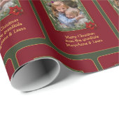 紙を写真と文字でラップ ラッピングペーパー (ロールコーナー)