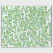 紙をwraping Trpicalの葉 ラッピングペーパー (フラット)