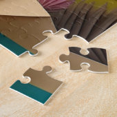 紙アート折り紙アルパカスシーン3D ジグソーパズル (側面)