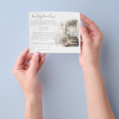 紙ウォーターカラーホームイラストレーション新しいアドレス チラシ (手)