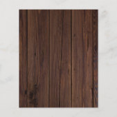 紙ウッドストリングライツライ結婚ズリハーサル チラシ (裏面)