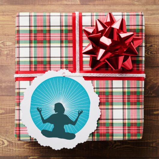 紙オーナメントスタイル：スキャロップ、紙：超微細加工 オーナメントカード (インサイチュ (ギフト))