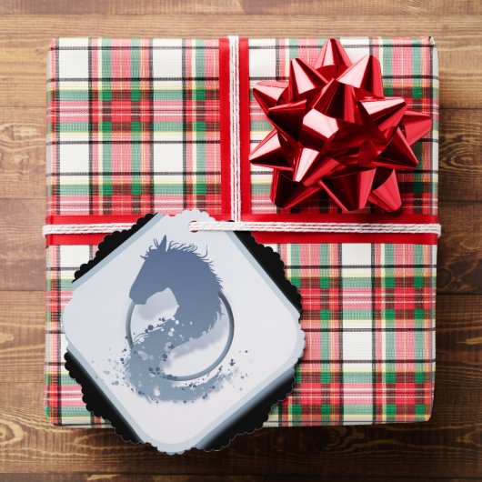 紙オーナメントスタイル：スキャロップ、紙：超微細加工 オーナメントカード (インサイチュ (ギフト))