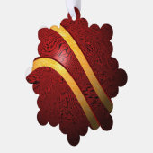 紙オーナメントスタイル：スノーフレーク、紙：スーパーファイン オーナメントカード (左)