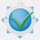 紙オーナメントスタイル：スノーフレーク、紙：スーパーファイン オーナメントカード (正面)