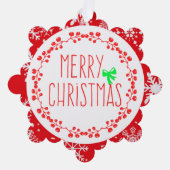 紙オーナメント及びギフトカードラベル オーナメントカード (正面)