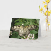 紙カイトバタフライグリーティングカード カード (黄色い花)