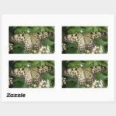 紙カイトバタフライステッカー 長方形シール (シート)