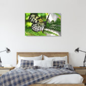 紙カイトバタフライ キャンバスプリント (インサイチュ (寝室))