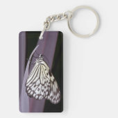 紙カイトバタフライ（紫） キーホルダー (裏面)