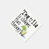 紙カクテルナプキンス、テキーラ安いセラピー スタンダードカクテルナプキン (角)