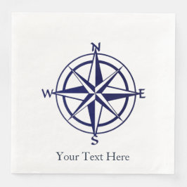 紙カスタマイズナプキン – コンパ航海のス