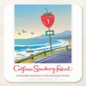 紙カスタマイズ·コースター スクエアペーパーコースター (正面)