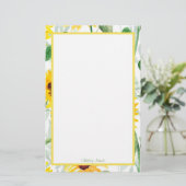 紙カスタムひまわり文具 便箋 (スタンド正面)