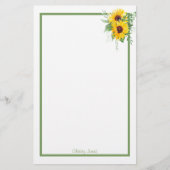 紙カスタムひまわり文具 便箋 (正面)