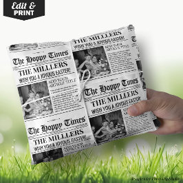 紙カスタムイースターギフトラップ ラッピングペーパー