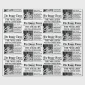 紙カスタムイースターギフトラップ ラッピングペーパー (フラット)