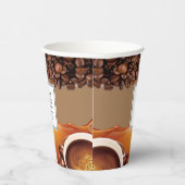 紙カスタムカップのロゴブランドコーヒーショップ 紙コップ (右)