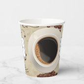紙カスタムカップのロゴブランドコーヒーショップ 紙コップ (左)